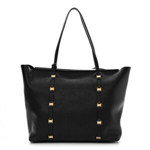 Salvatore Ferragamo Grained Calfskin Tote Bag